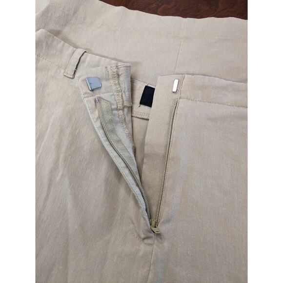 Express Pencil Skirt 1/2 Stretch Khaki Tan Mini Straight Academia Work Career - Picture 8 of 12